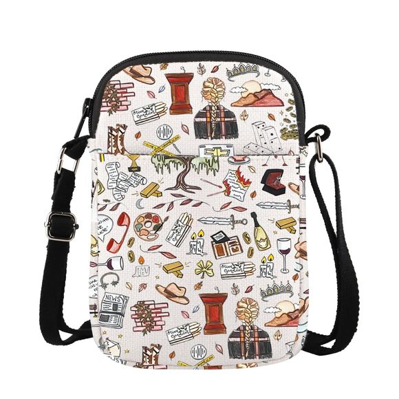 Singer Idea Gifts Album Name Crossbody Bag Singer'S B) - Picture 1 of 7